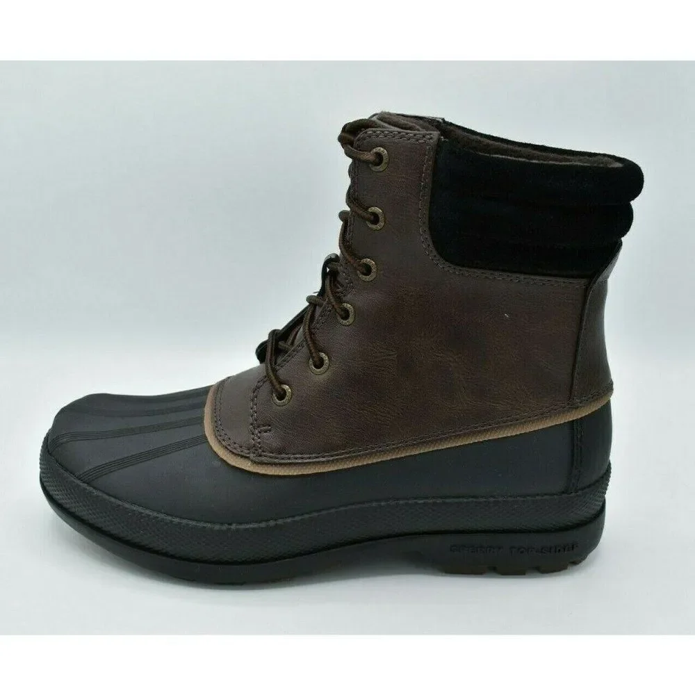Sperry Mens Size‎ 8 M Cold Bay Brown Black Duck Boots STS19550